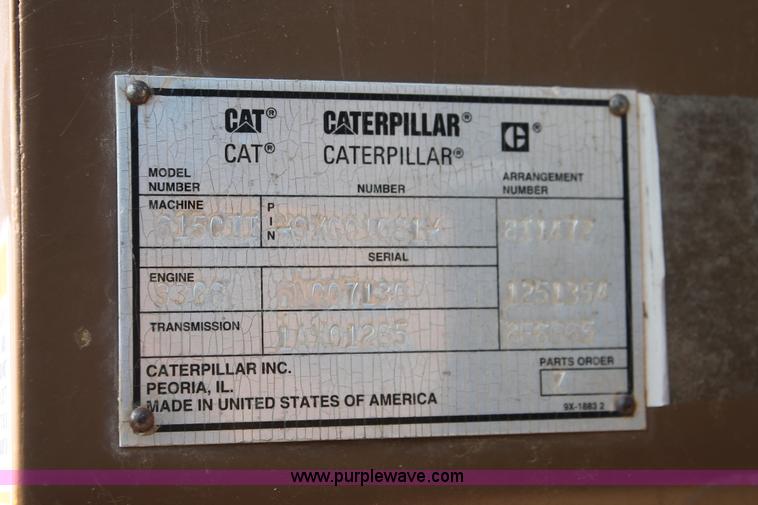 image for item E2814 1998 Caterpillar 615C paddle scraper