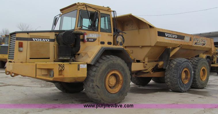 image for item E2816 1995 Volvo A35 articulated dump truck