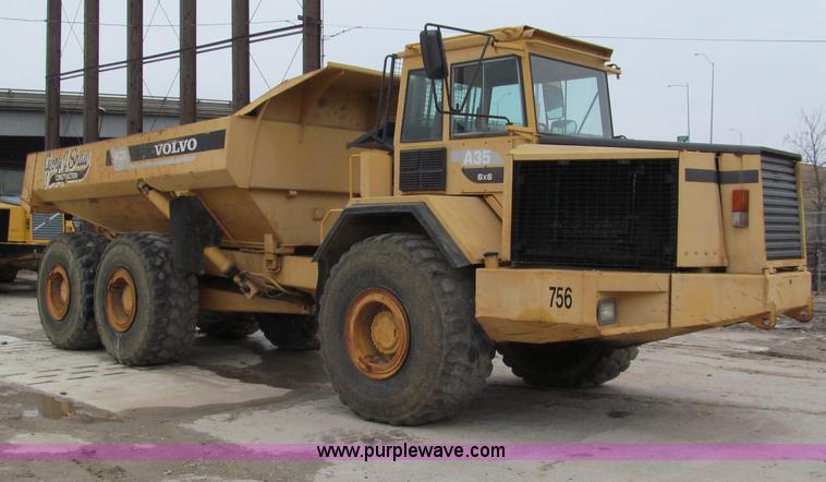 image for item E2816 1995 Volvo A35 articulated dump truck