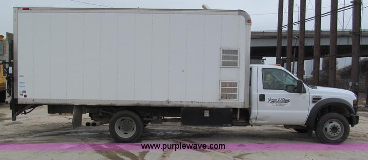 image for item E2818 2008 Ford F550 XL Super Duty box truck