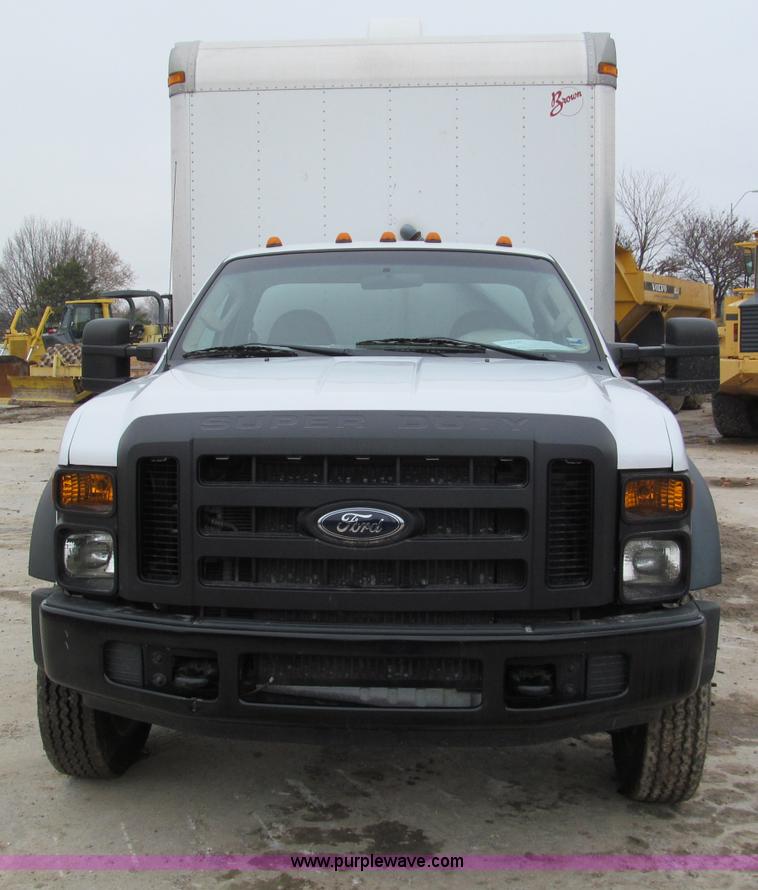 image for item E2818 2008 Ford F550 XL Super Duty box truck