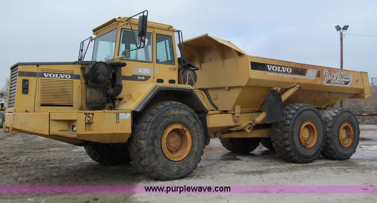 image for item E2820 1995 Volvo A35 articulated dump truck