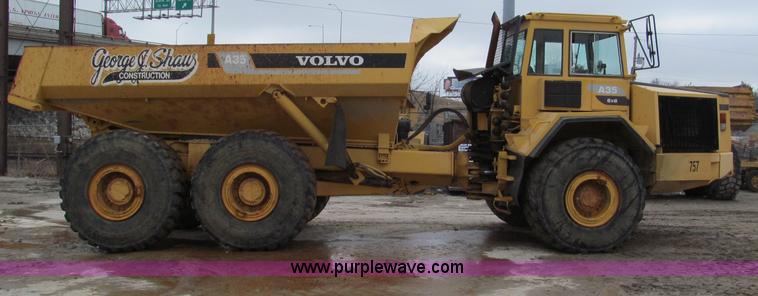 image for item E2820 1995 Volvo A35 articulated dump truck