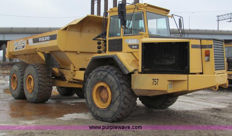 image for item E2820 1995 Volvo A35 articulated dump truck