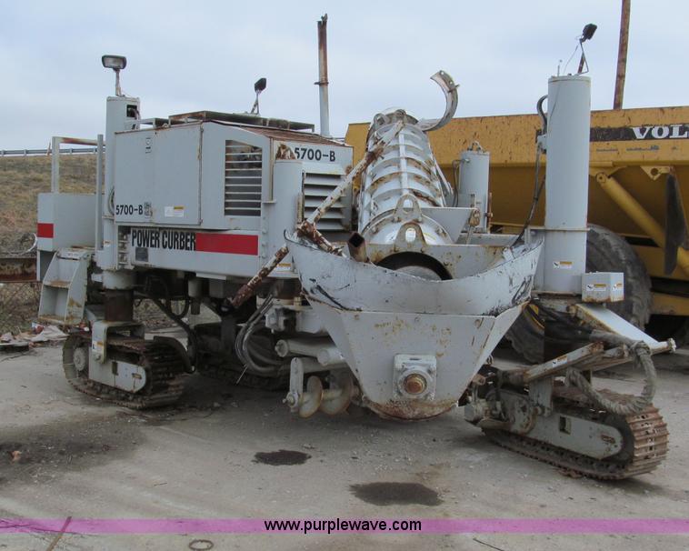 image for item E2823 1995 Power Curbers 5700B curb machine