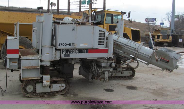image for item E2823 1995 Power Curbers 5700B curb machine
