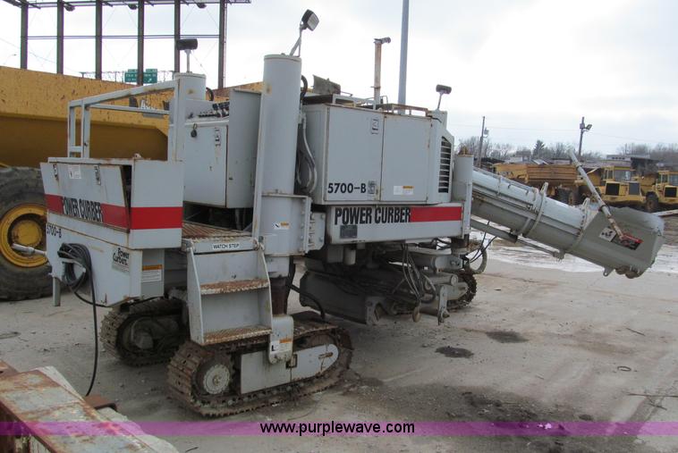 image for item E2823 1995 Power Curbers 5700B curb machine