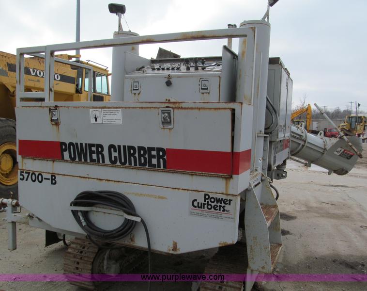 image for item E2823 1995 Power Curbers 5700B curb machine