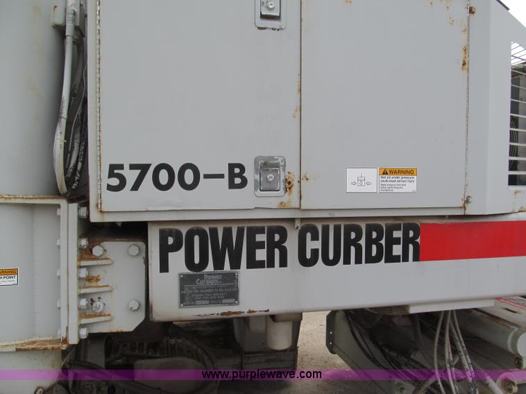 image for item E2823 1995 Power Curbers 5700B curb machine