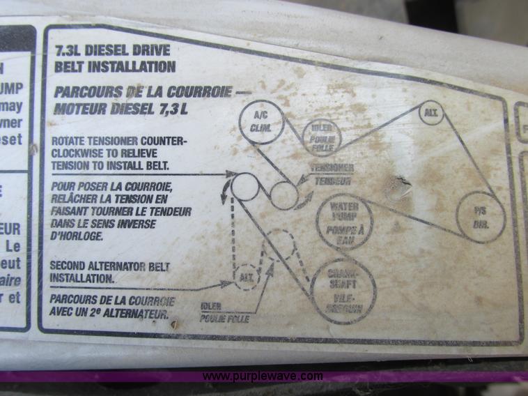 image for item E2833 2000 Ford F350 Super Duty flatbed truck