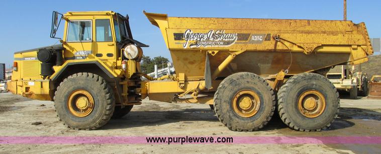 image for item F4235 1996 Volvo A35C articulating haul truck