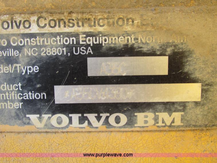 image for item F4235 1996 Volvo A35C articulating haul truck