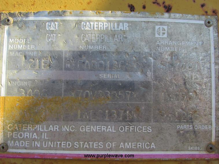 image for item F4306 1990 Caterpillar 621E wheel scraper