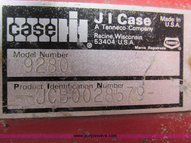 image for item F4307 1992 Case International 9280 articulating tractor