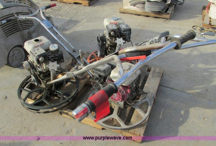 image for item V9076 (3) Terex power trowels