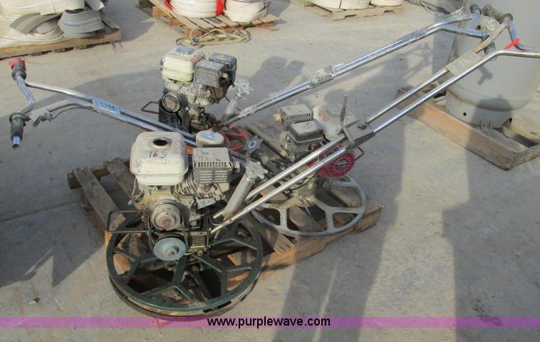 image for item V9076 (3) Terex power trowels