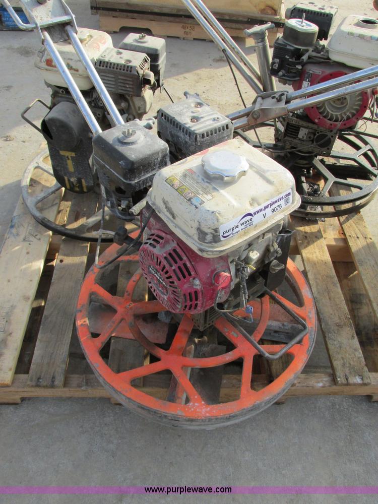 image for item V9076 (3) Terex power trowels