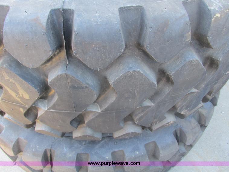 image for item X9963 (2) Continental Radial 23.5R25 tires