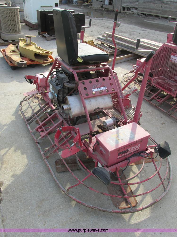image for item Y9538 Razorback LX990 riding power trowel
