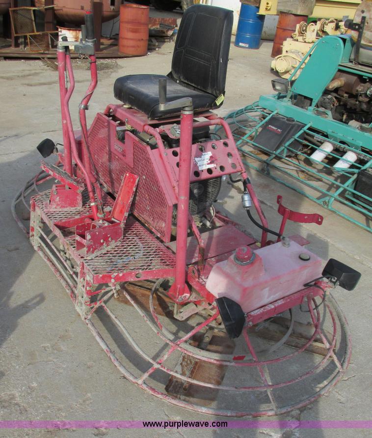 image for item Y9538 Razorback LX990 riding power trowel