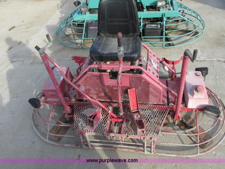 image for item Y9538 Razorback LX990 riding power trowel