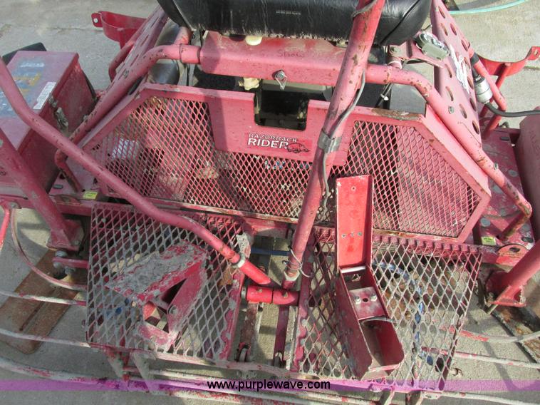 image for item Y9538 Razorback LX990 riding power trowel