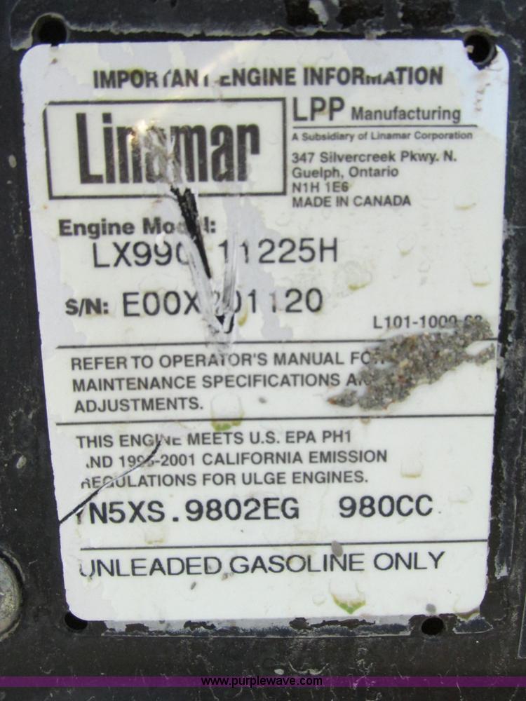 image for item Y9538 Razorback LX990 riding power trowel