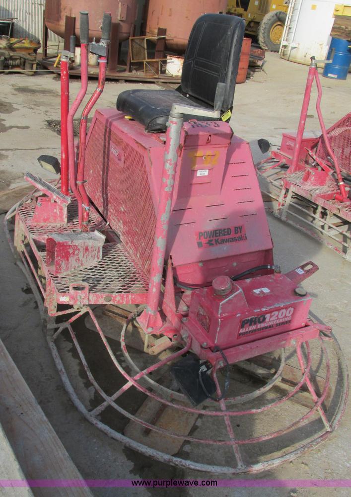 image for item Y9558 Allen Engineering Pro1200 power trowel