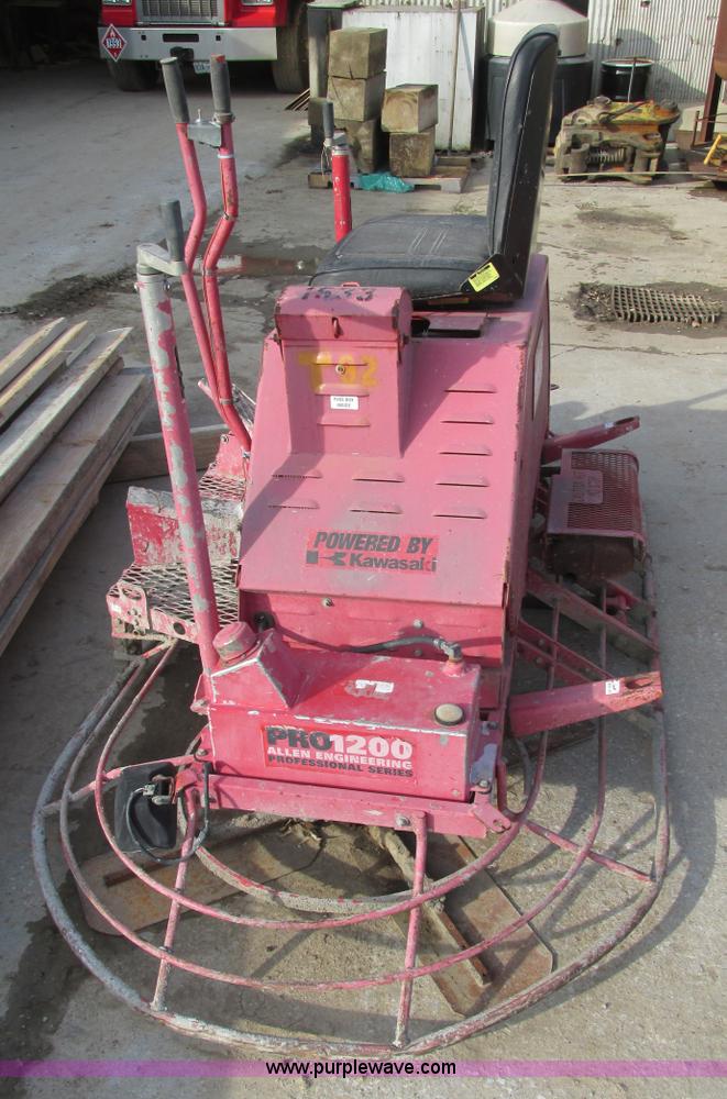 image for item Y9558 Allen Engineering Pro1200 power trowel
