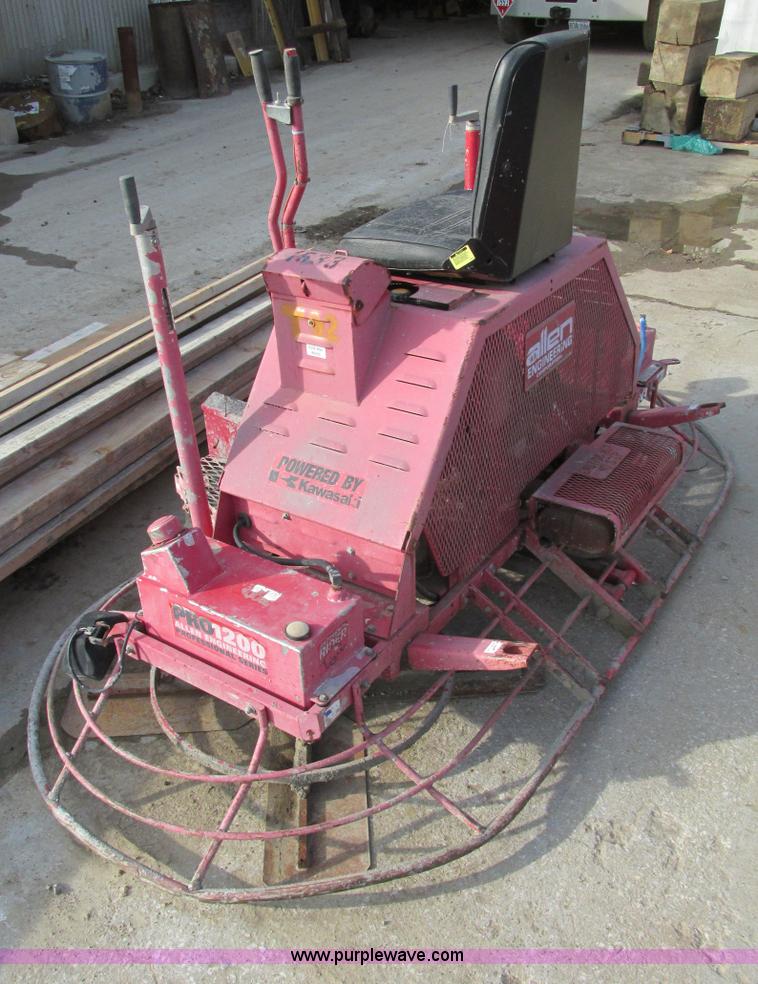 image for item Y9558 Allen Engineering Pro1200 power trowel