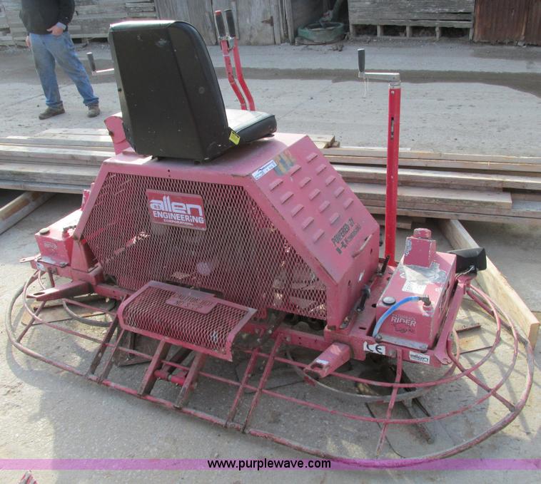 image for item Y9558 Allen Engineering Pro1200 power trowel