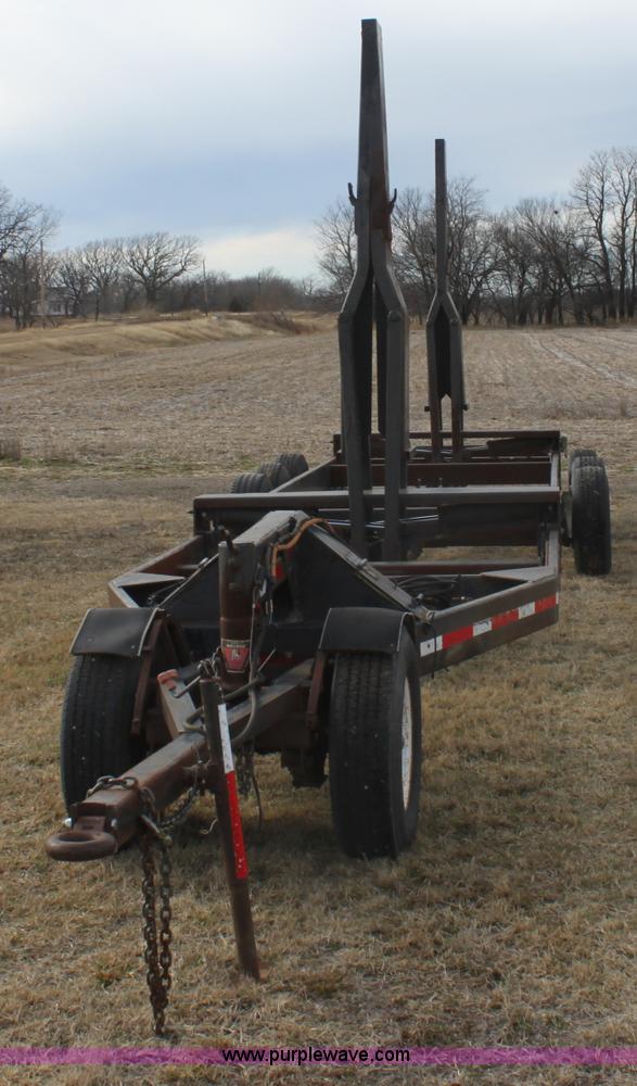 image for item E8397 2003 shop built triple axle double header trailer