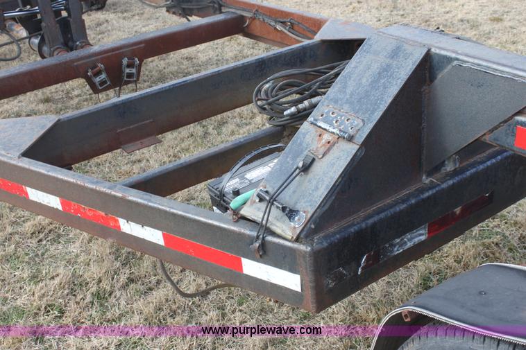 image for item E8397 2003 shop built triple axle double header trailer