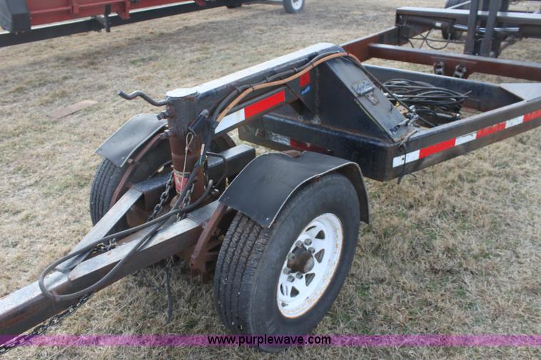 image for item E8397 2003 shop built triple axle double header trailer
