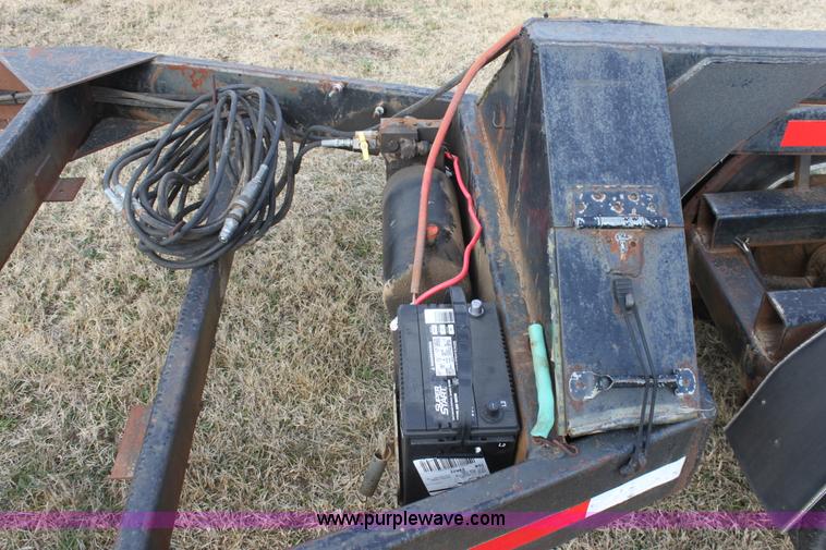 image for item E8397 2003 shop built triple axle double header trailer