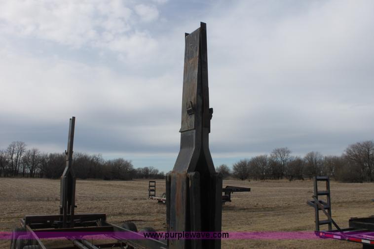 image for item E8397 2003 shop built triple axle double header trailer