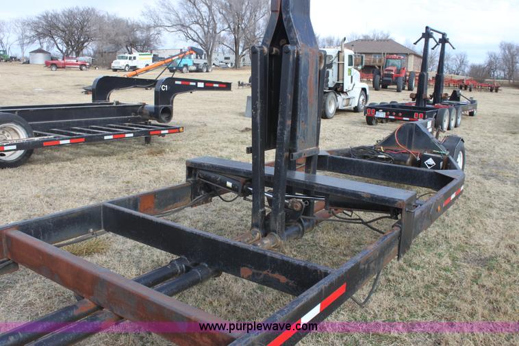 image for item E8397 2003 shop built triple axle double header trailer