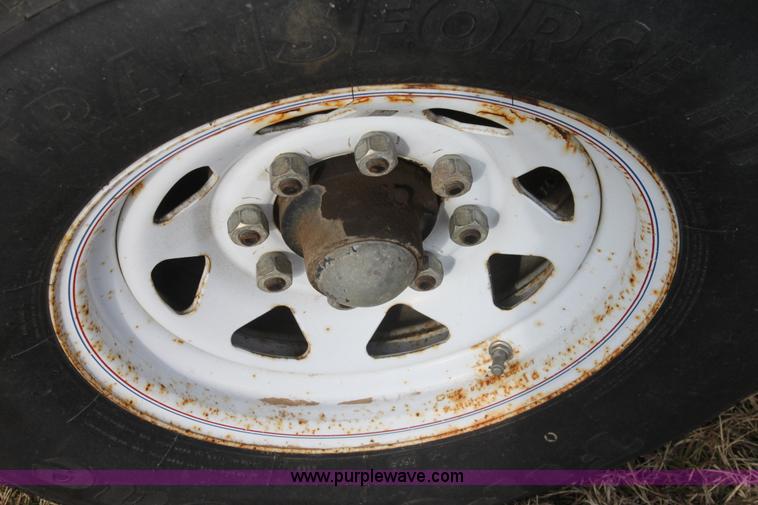 image for item E8397 2003 shop built triple axle double header trailer