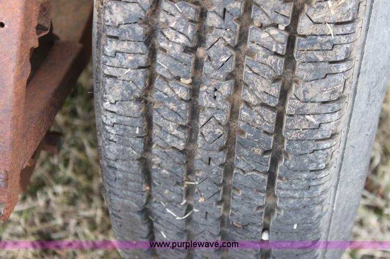 image for item E8397 2003 shop built triple axle double header trailer