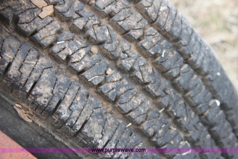 image for item E8397 2003 shop built triple axle double header trailer