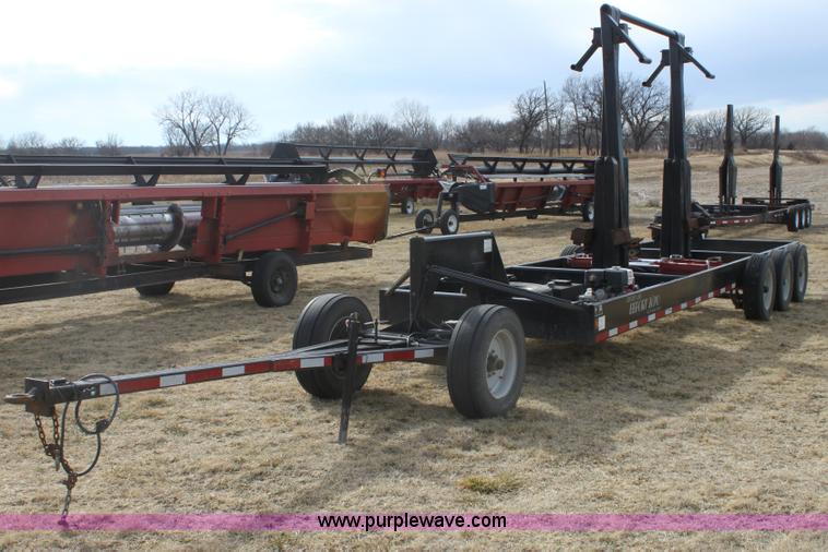 image for item E8398 2008 Century Line Befort 2870 triple axle multi purpose header trailer