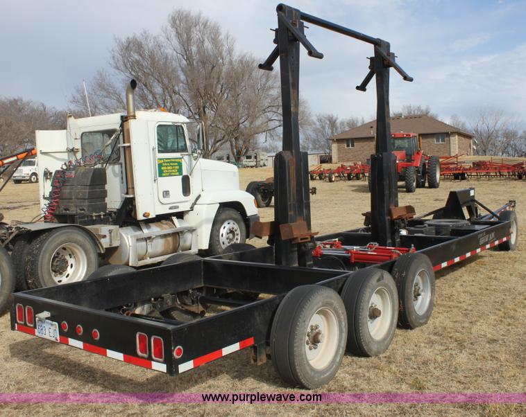 image for item E8398 2008 Century Line Befort 2870 triple axle multi purpose header trailer