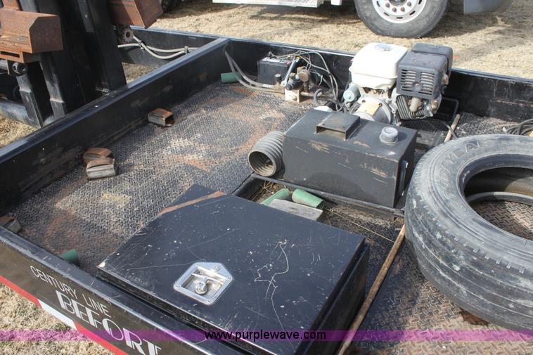 image for item E8398 2008 Century Line Befort 2870 triple axle multi purpose header trailer