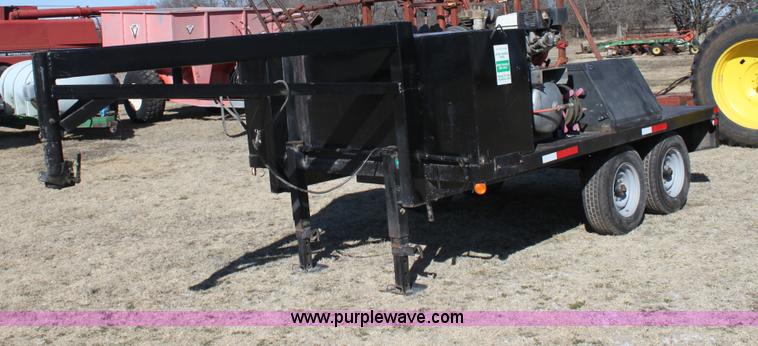 image for item E8407 2013 Shop built service trailer