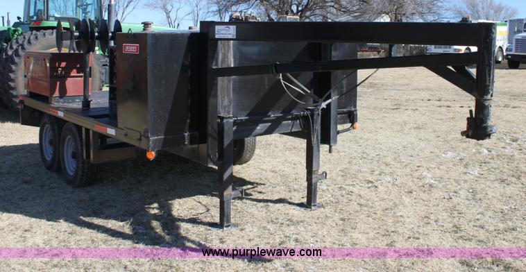 image for item E8407 2013 Shop built service trailer
