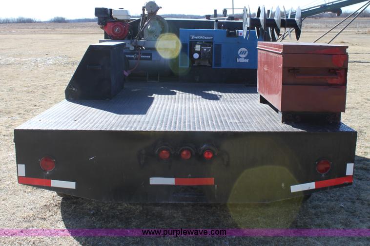 image for item E8407 2013 Shop built service trailer