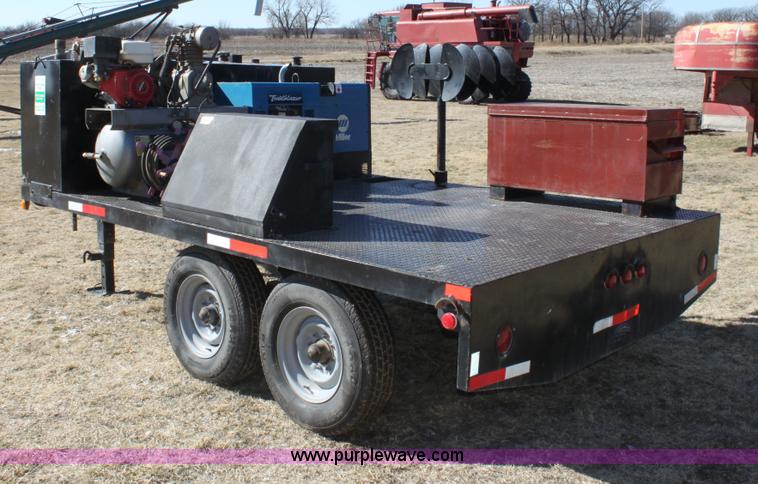 image for item E8407 2013 Shop built service trailer