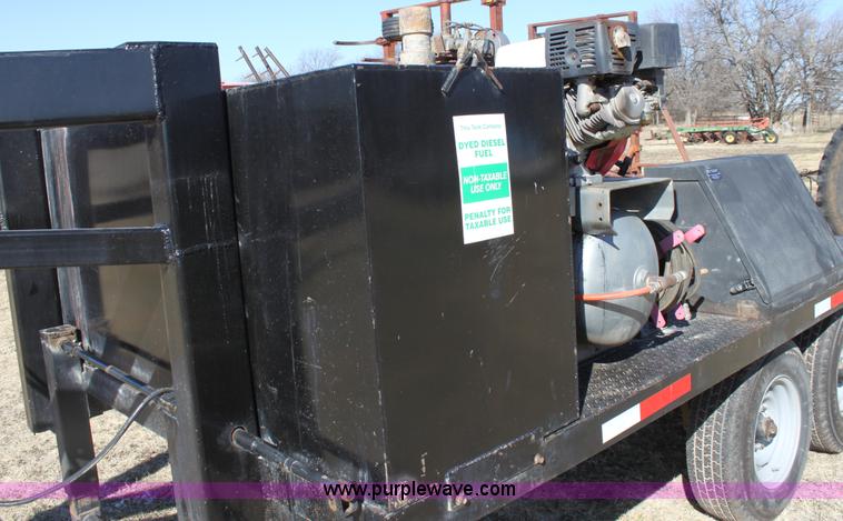 image for item E8407 2013 Shop built service trailer