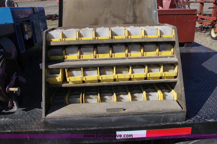 image for item E8407 2013 Shop built service trailer