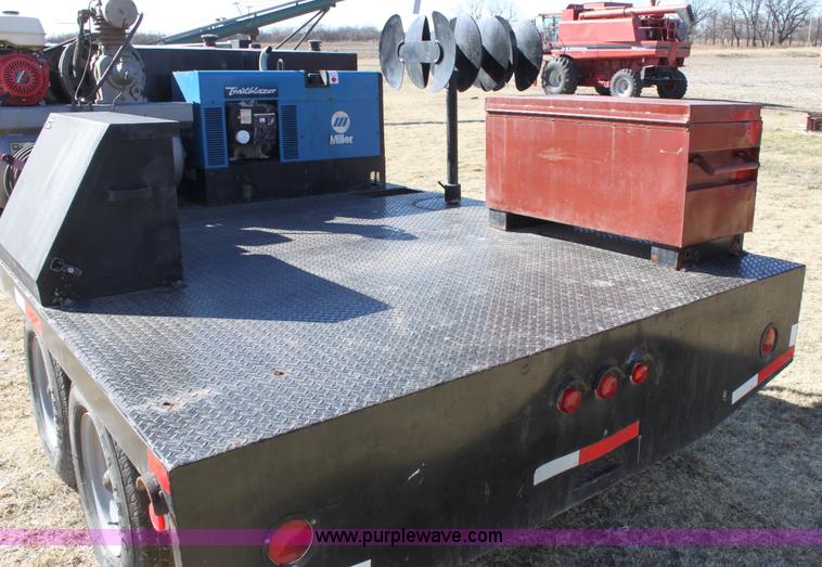 image for item E8407 2013 Shop built service trailer